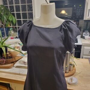 NWT Mossimo dk gray womens  blouse sz medium